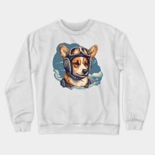 Aviator dog Crewneck Sweatshirt